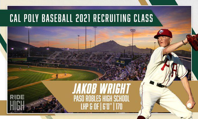 Jakob Wright, LHP/OF, 6-0, 160, L/L, Paso Robles, Calif. (Paso Robles High School)